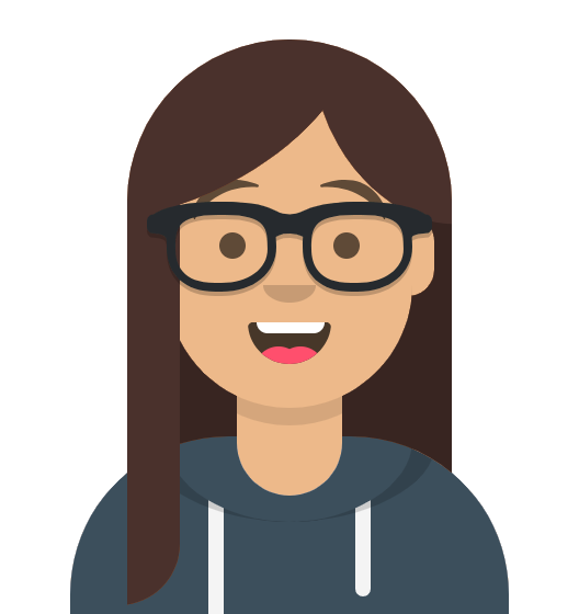 smiling female avatar